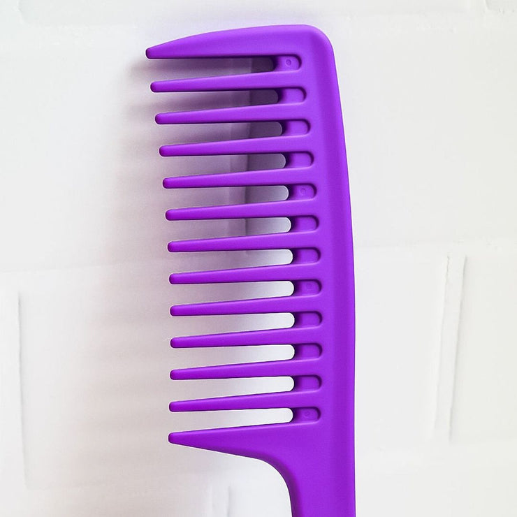 Wide Tooth Comb - Royal Purple