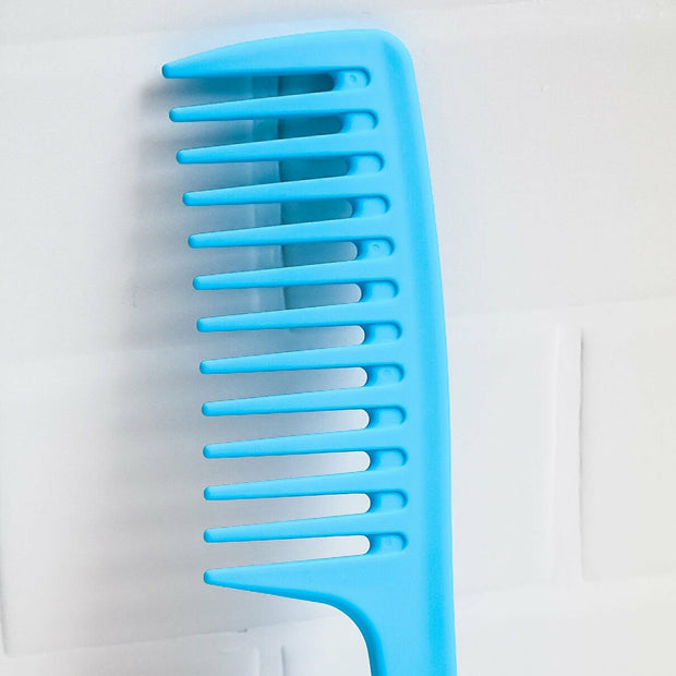 Neo Curly Wide Tooth Detangle & Style Comb Blue
