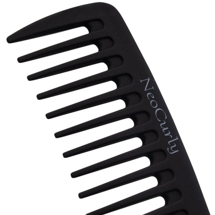 Neo Curly Wide Tooth Detangle & Style Comb Black 