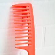 Neo Curly Wide Tooth Detangle & Style Comb Orange